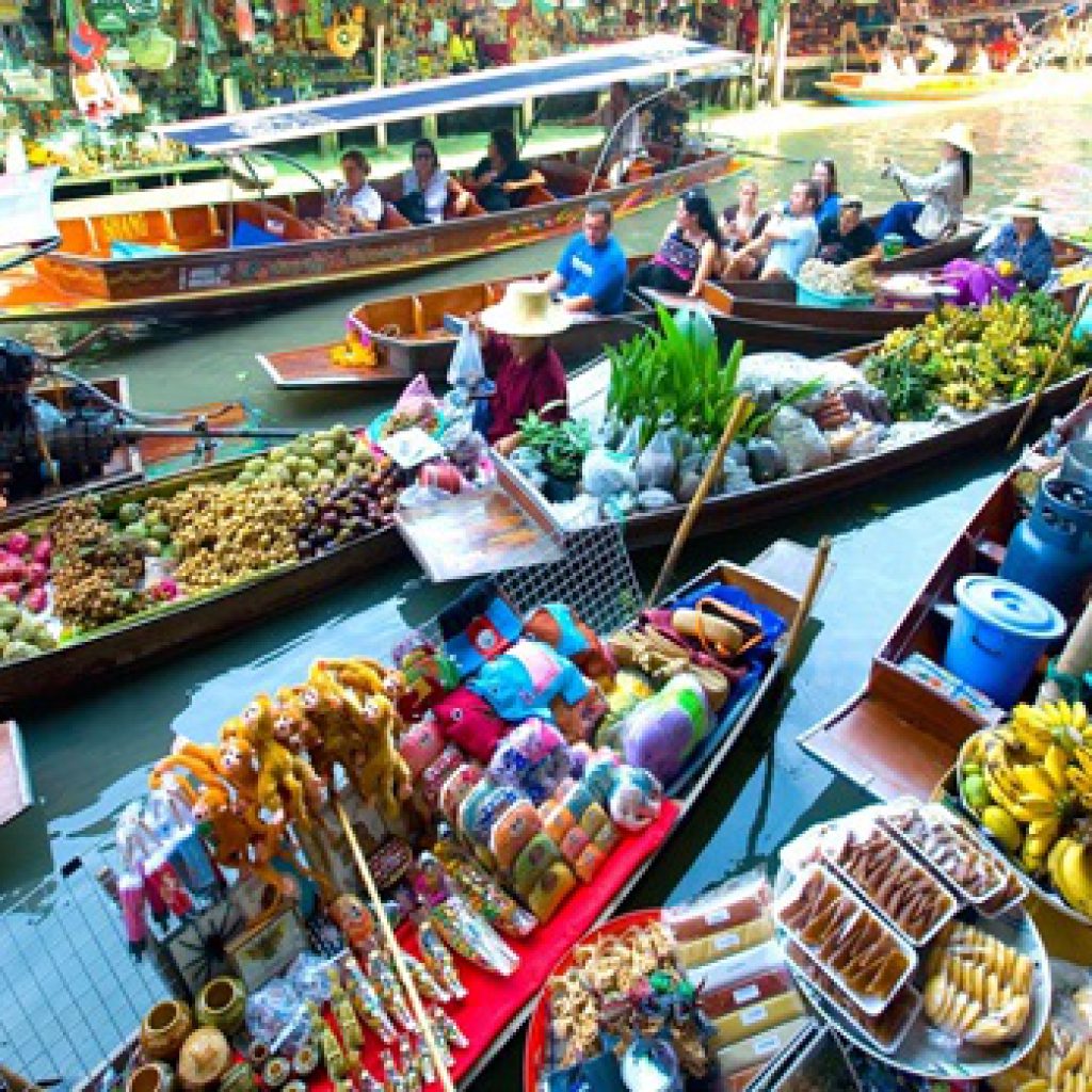 تور تایلند سفر به تایلند و بازدید از بازار محلی شناور پاتایا